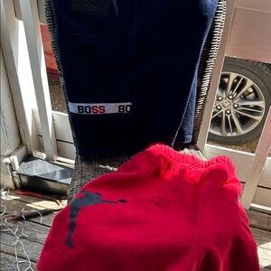 Vintage boss denim shorts + free Jordan shorts